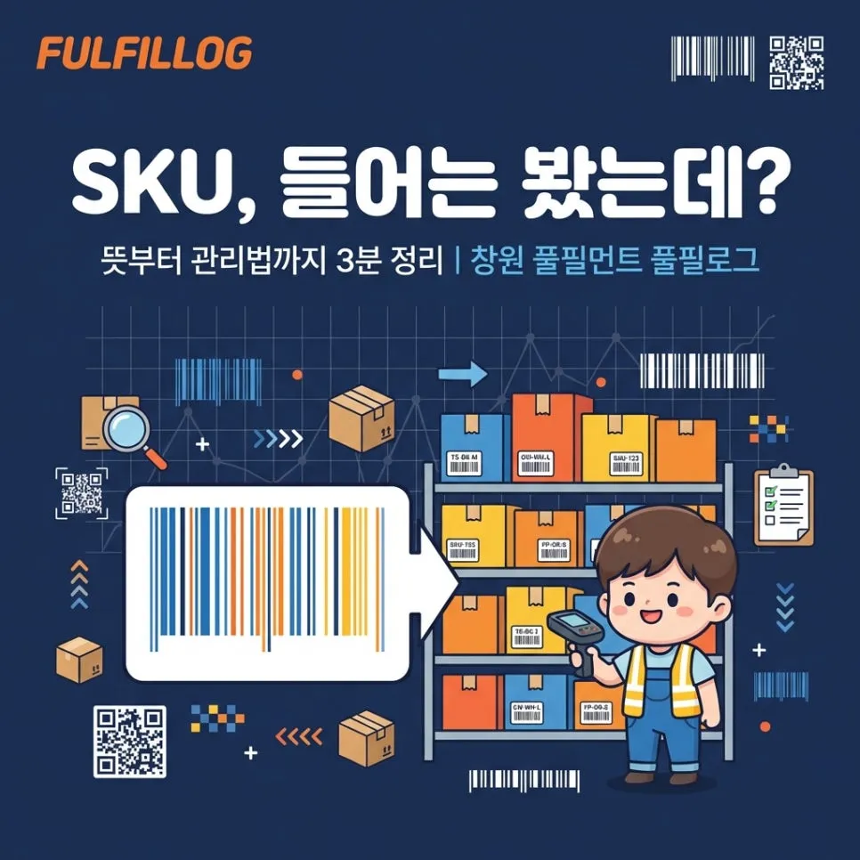 창원 풀필먼트, SKU 뜻과관리의 기본 완전 정리