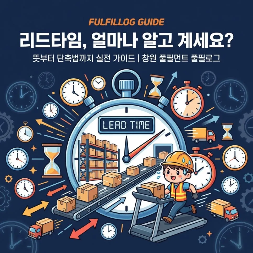 창원 풀필먼트 업체가 알려주는리드타임 뜻과 단축법