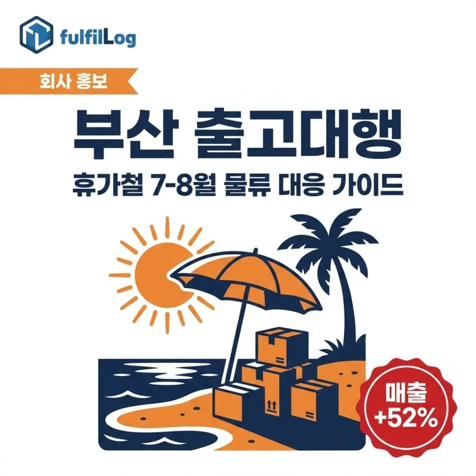 부산 출고대행 — 휴가철 7-8월 물류 대응 가이드