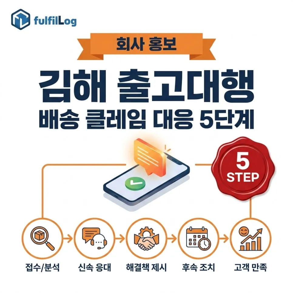 김해 출고대행 배송 클레임 대응 5단계