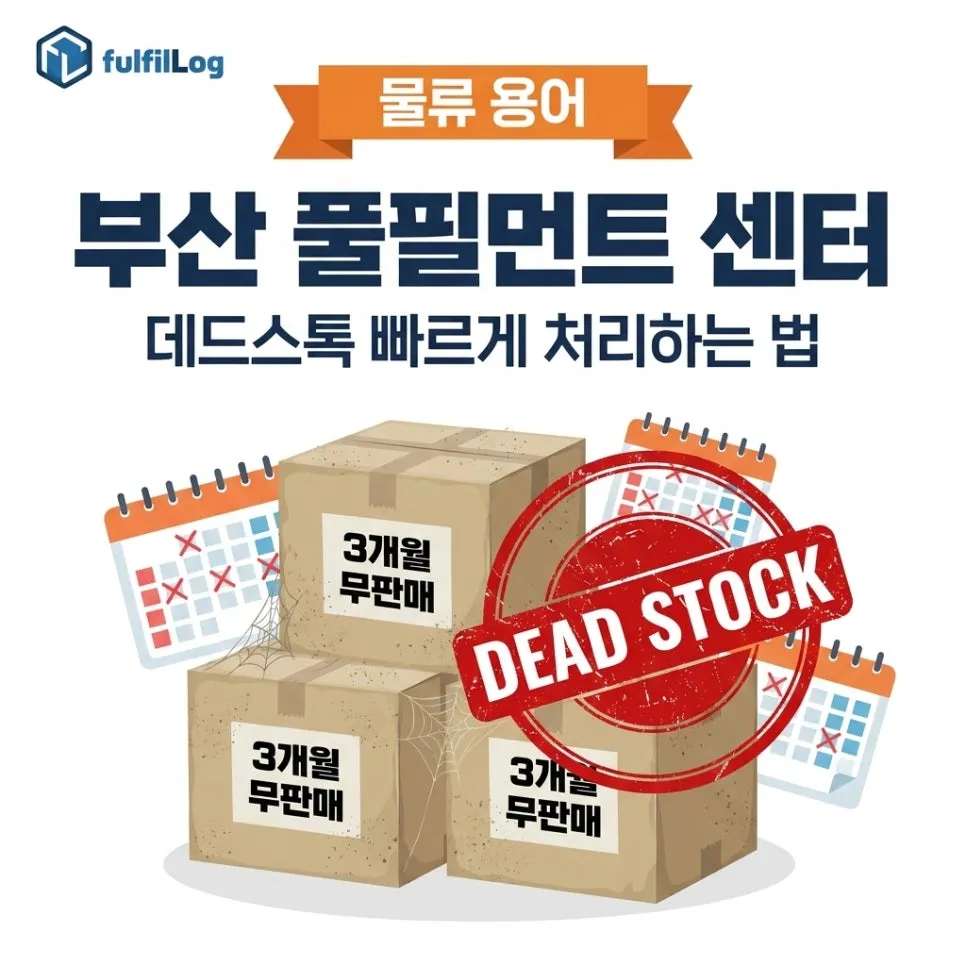 부산 풀필먼트 센터 데드스톡 뜻과 빠르게 처리하는 법