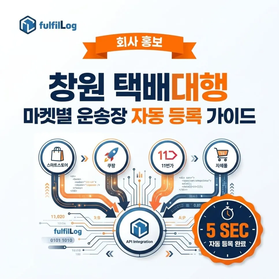 창원 택배대행 마켓별 운송장 자동 등록 완벽 가이드