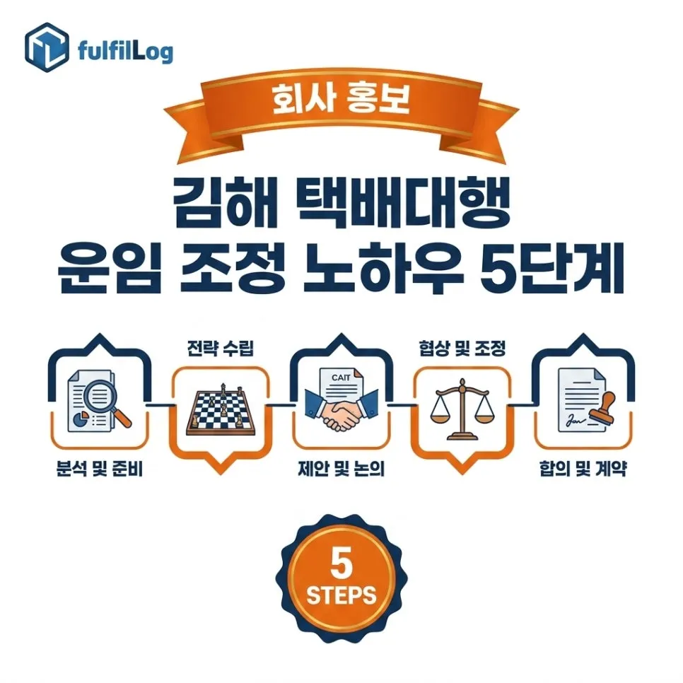 김해 택배대행 운임 조정 노하우 5단계