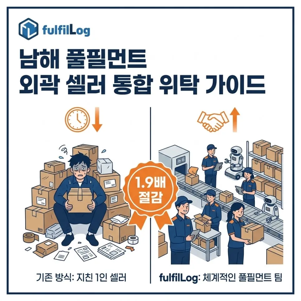 남해 풀필먼트 — 외곽 셀러를 위한 통합 위탁 완벽 가이드