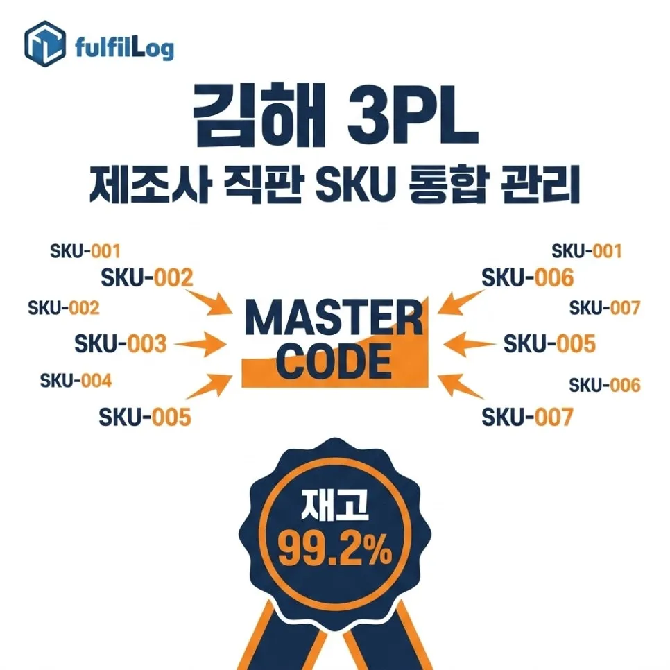 김해 3PL — 제조사 직판 셀러를 위한 SKU 통합 관리법