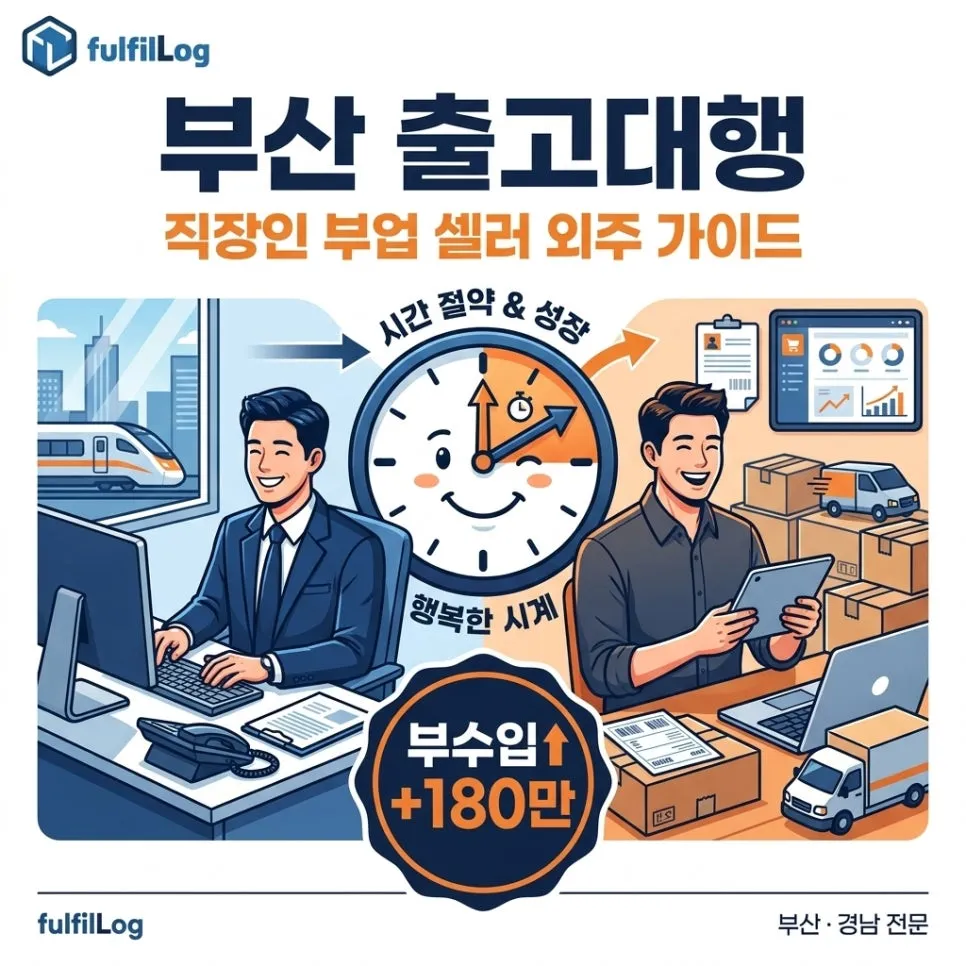 부산 출고대행 — 직장인 부업 셀러를 위한 외주 가이드