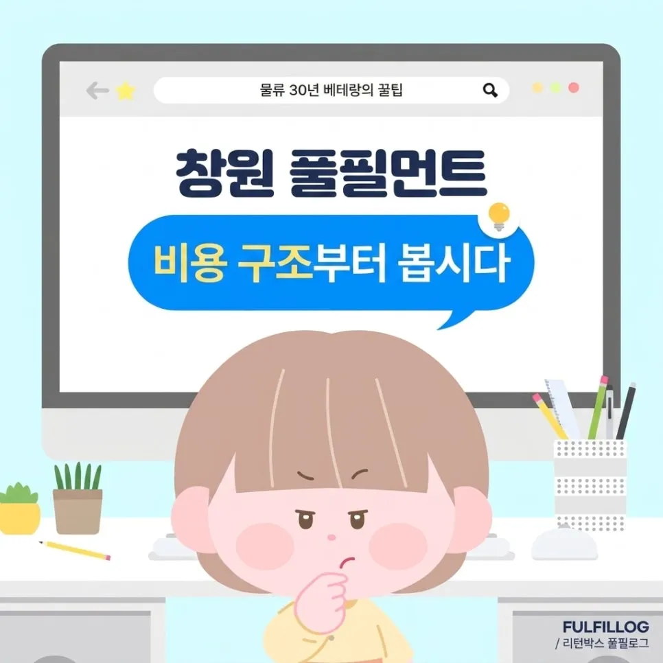 창원 풀필먼트, 비용이 어디서 나가는지부터 봅시다