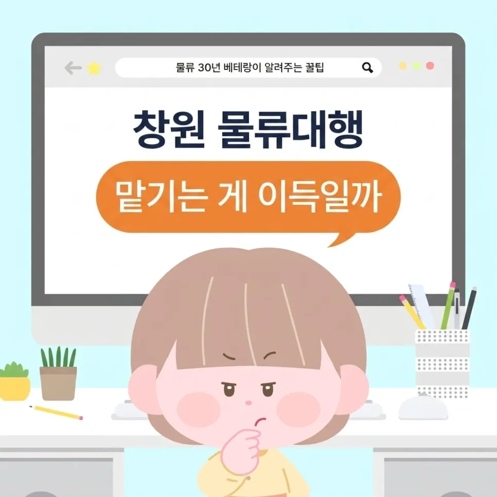 창원 물류대행, 왜 맡기는 게 이득인지 계산해봤어요