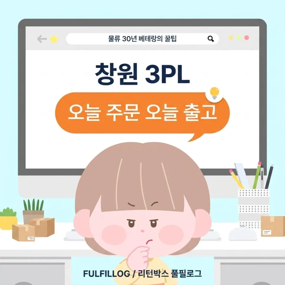 창원 3PL, 주문부터 당일출고까지 몇 시간에 끝날까