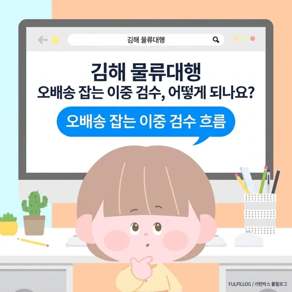 김해 물류대행 오배송 잡는 이중 검수, 어떻게 도나요 (2026)