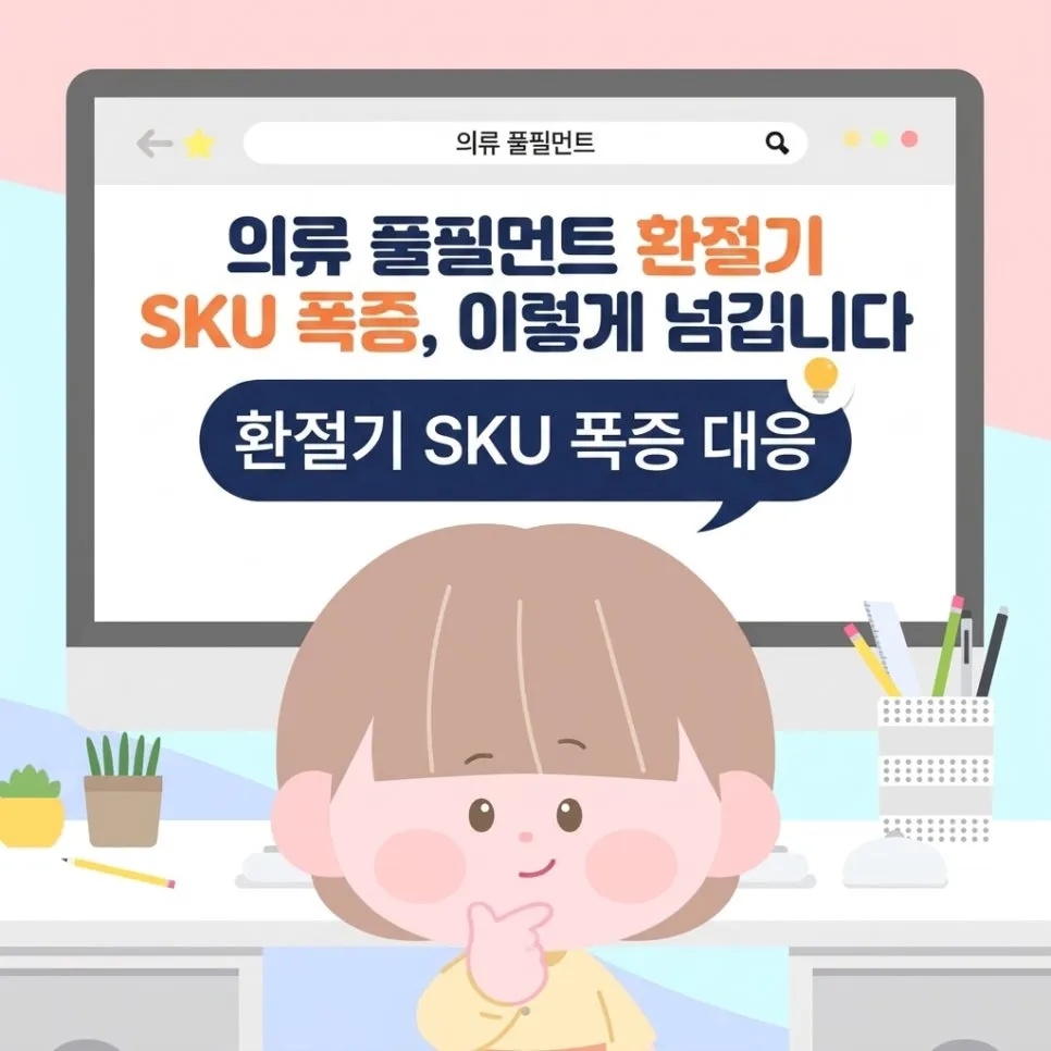 의류 풀필먼트 환절기 SKU 폭증, 이렇게 넘깁니다 (2026)