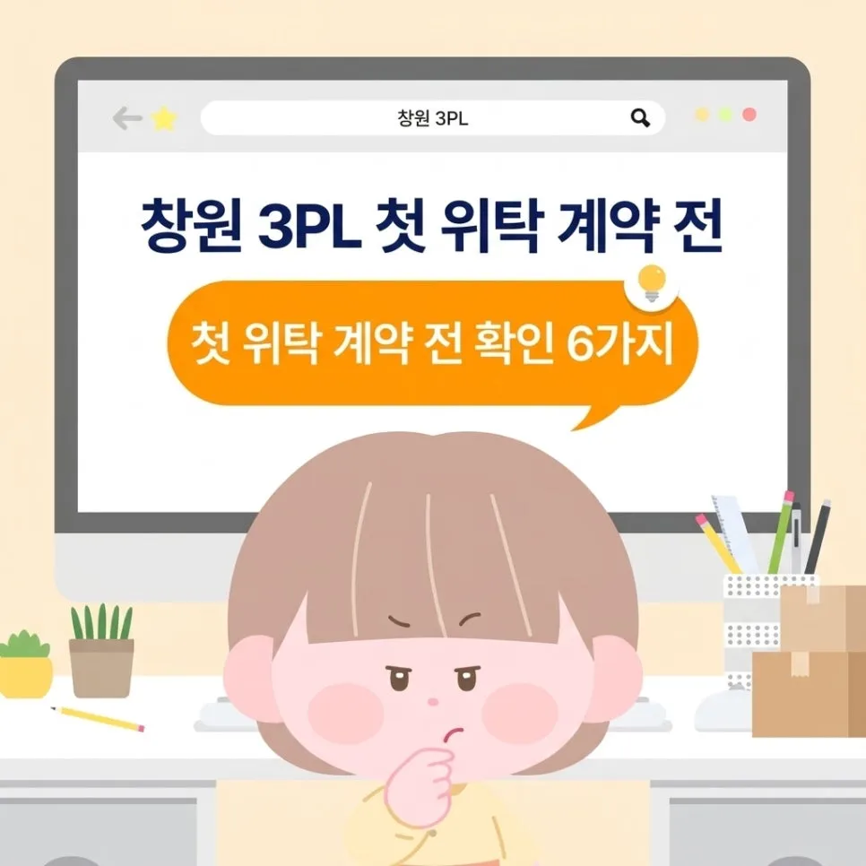창원 3PL 첫 위탁 계약 전 확인할 6가지 (2026)