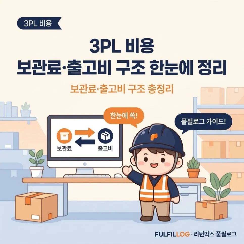 3PL 비용 보관료·출고비 구조 한눈에 정리 (2026)