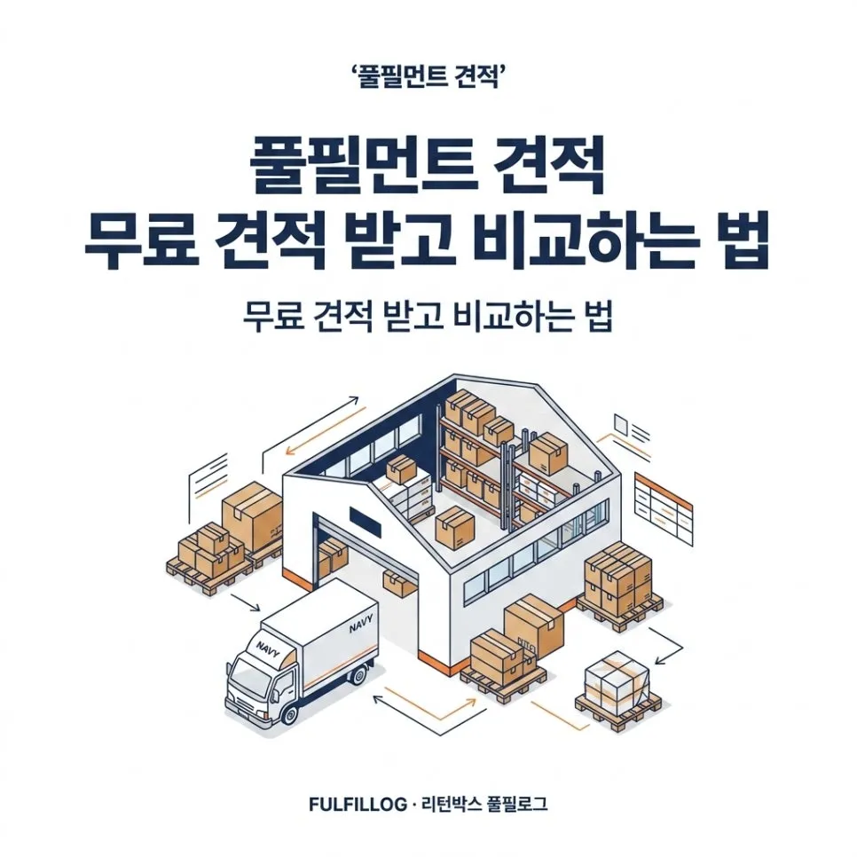 풀필먼트 견적 무료 견적 받고 비교하는 법 (2026)