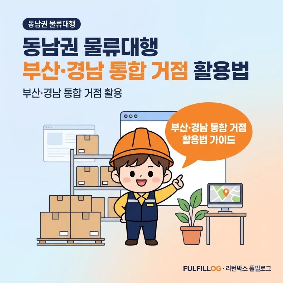 동남권 물류대행 부산·경남 통합 거점 활용법 (2026)