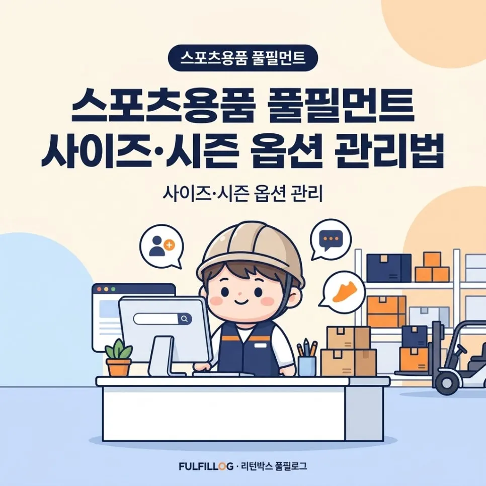 스포츠용품 풀필먼트 사이즈·시즌 옵션 관리법 (2026)