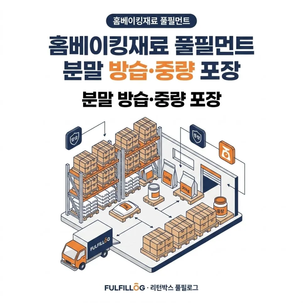 홈베이킹재료 풀필먼트 분말 방습·중량 포장 (2026)