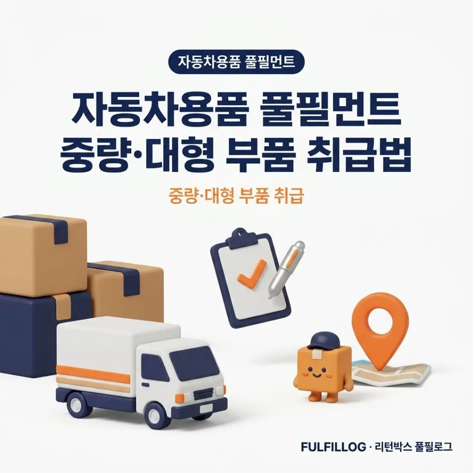 자동차용품 풀필먼트 중량·대형 부품 취급법 (2026)