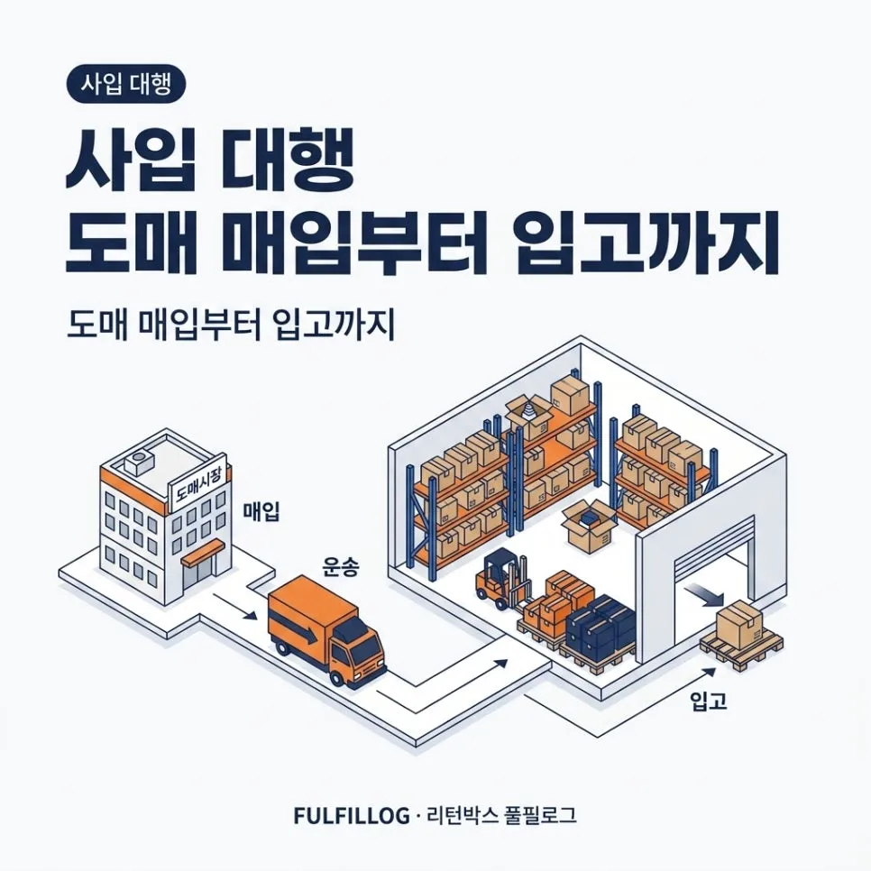 사입 대행 도매 매입부터 입고까지 (2026)