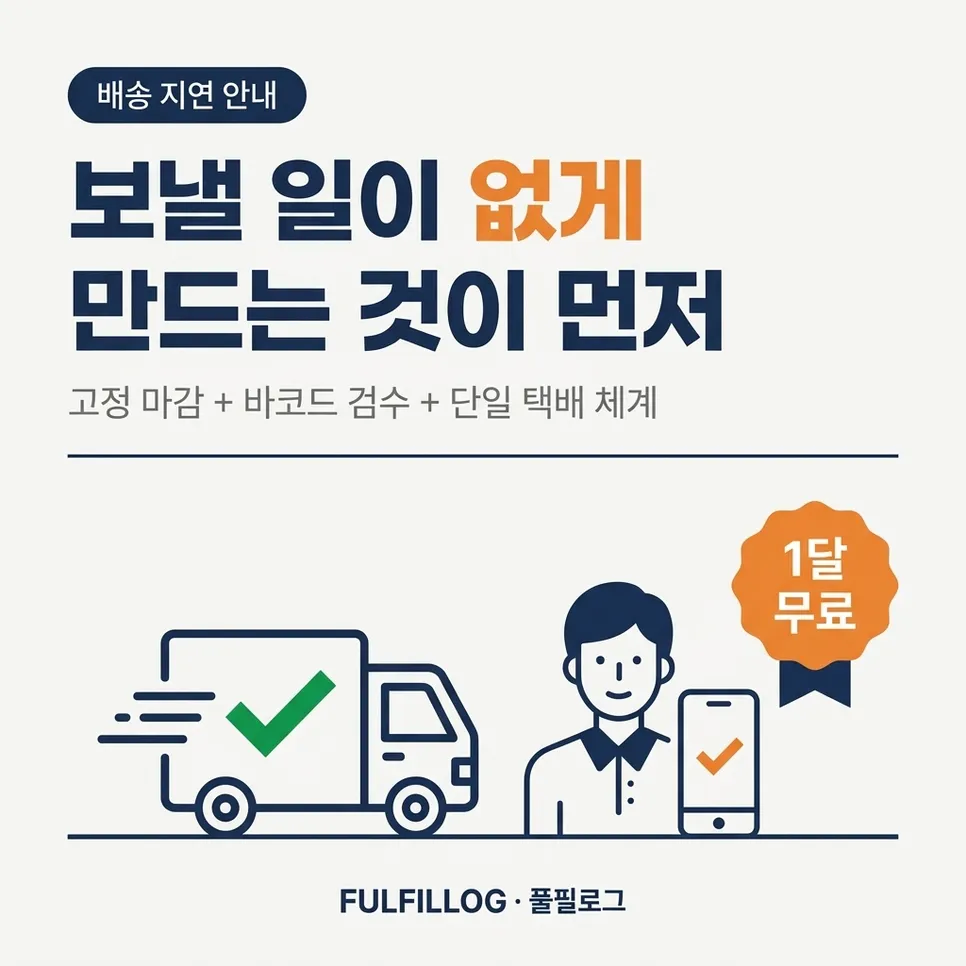 위탁하면 안내와 발송이 같은 곳에서 돌아갑니다 설명 이미지